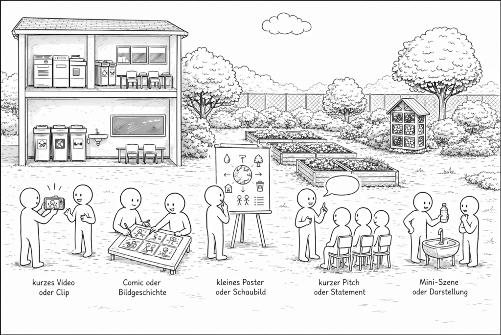 Verschiedene Präsentationsformate